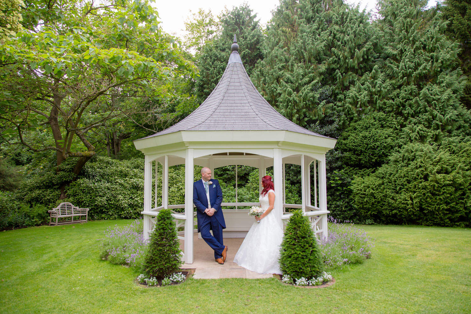 Bride and Groom - Wedding Garden