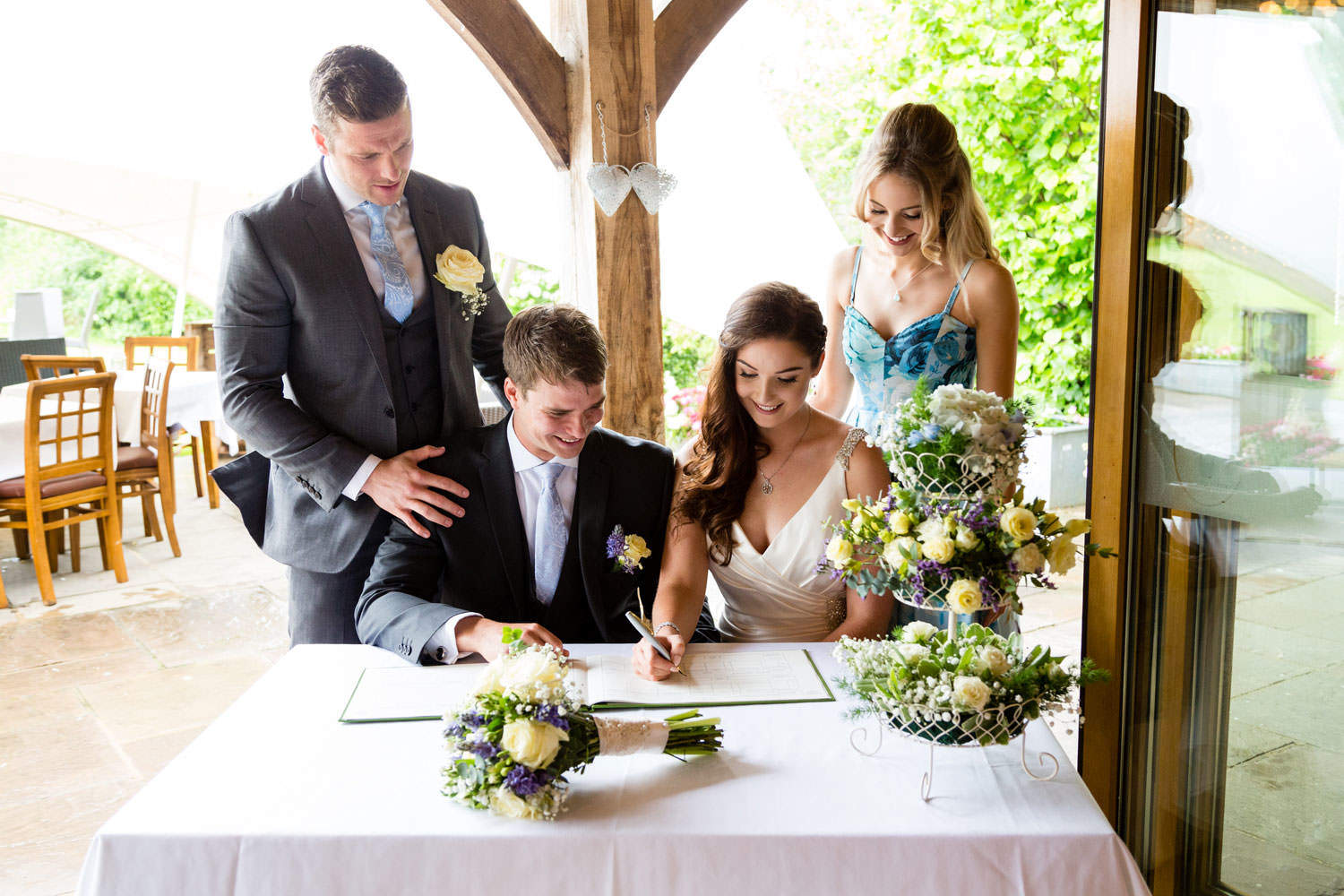 Signing of the wedding register